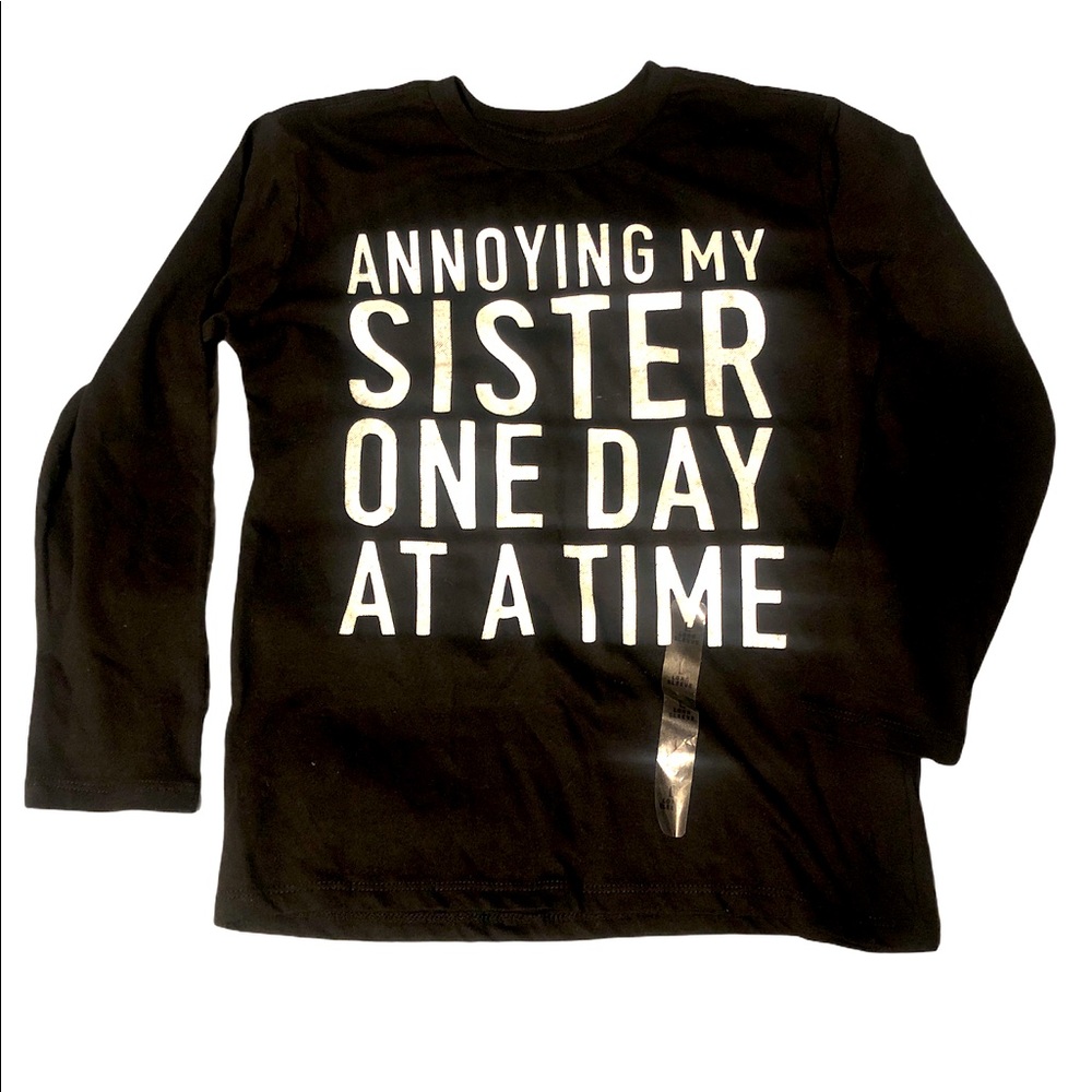 Boys black long sleeve